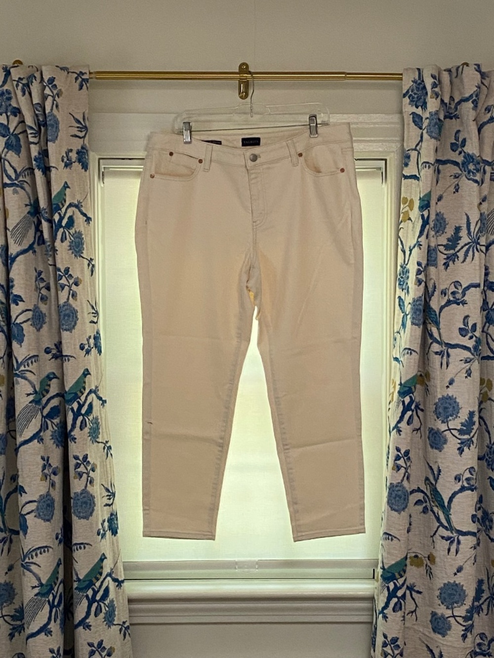 Talbots Cream Ankle Jeans, 16WP